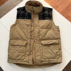 ROOTS Heritage Gorpcore Cabincore Vest Plaid Quilted Utilitycore Oversized